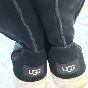 UGG Black Boots with Rubber Soles